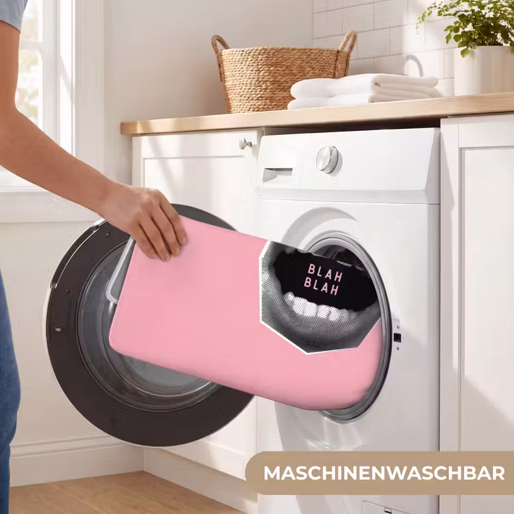 Mond - BLAH BLAH - Roze Badmat middel -USP_WasbaarDE