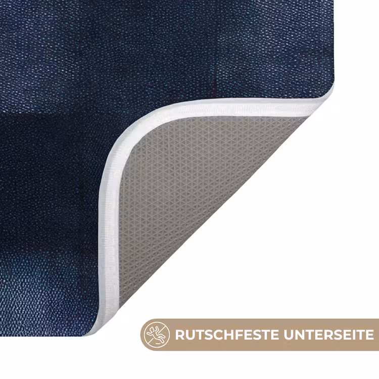 Patroon - Ruit - Marineblauw Badmat middel 997 -USP_AntislipDE