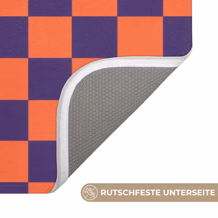 Patroon - Klassiek - Paars Badmat middel 997 -USP_AntislipDE