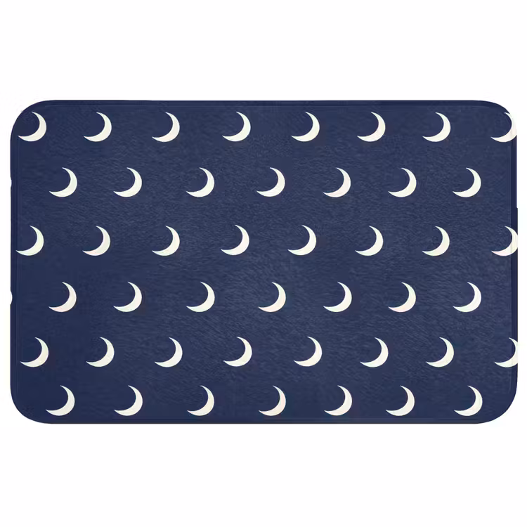 Patroon - Manen - Blauw Badmat middel 997 -3d