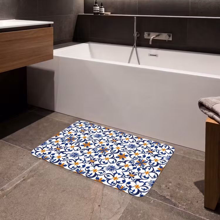 Patroon - Modern - Kleurrijk Badmat middel 997 -sfeer3