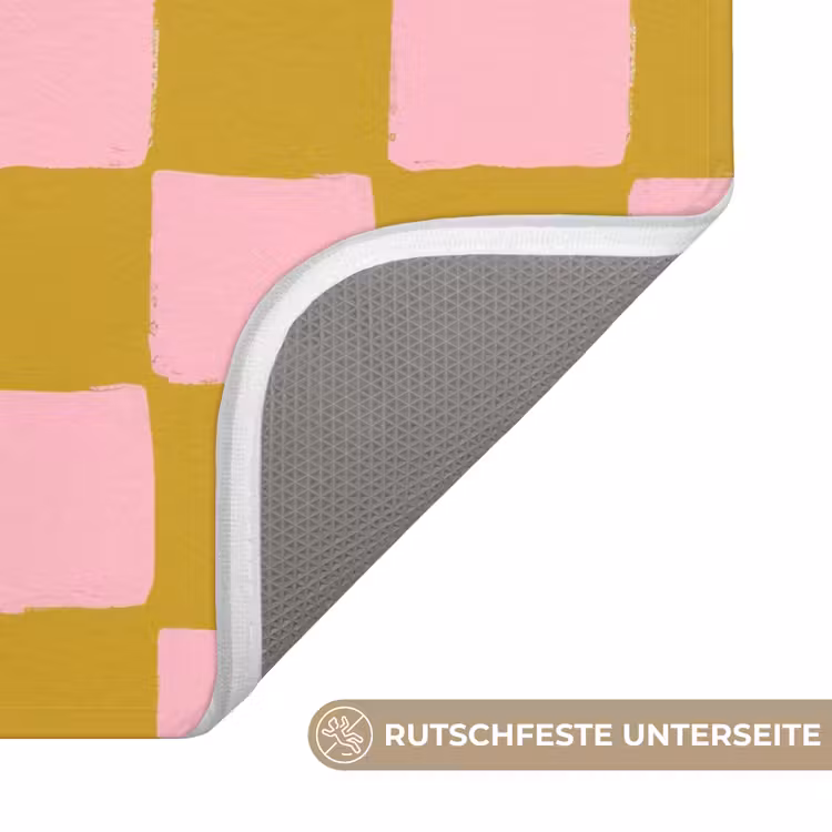 Patroon - Vierkant - Roze Badmat middel 997 -USP_AntislipDE