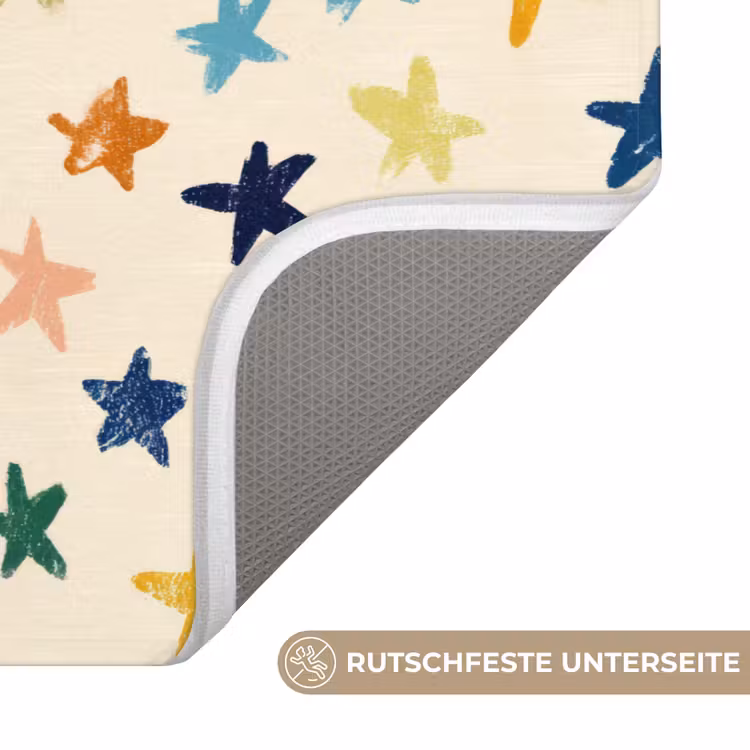 Patroon - Sterren - Kleurrijk Badmat middel 997 -USP_AntislipDE