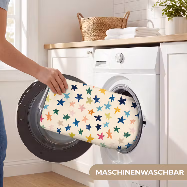 Patroon - Sterren - Kleurrijk Badmat middel 997 -USP_WasbaarDE