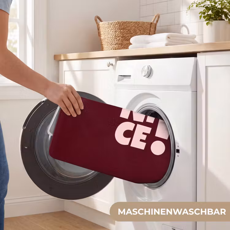 Nice - Uitroepteken - Rood Badmat middel -USP_WasbaarDE