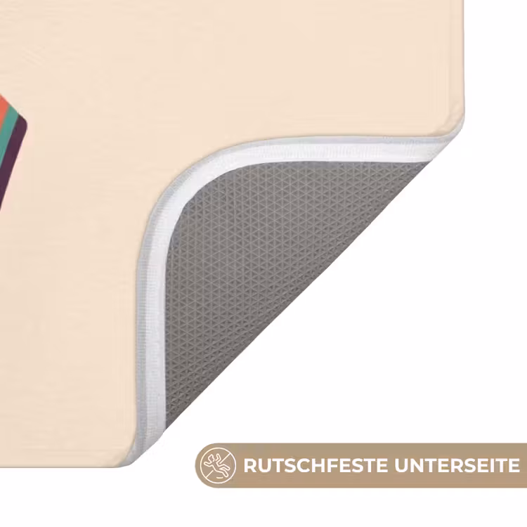 Oh honey - Rood - Schaduw Badmat middel -USP_AntislipDE