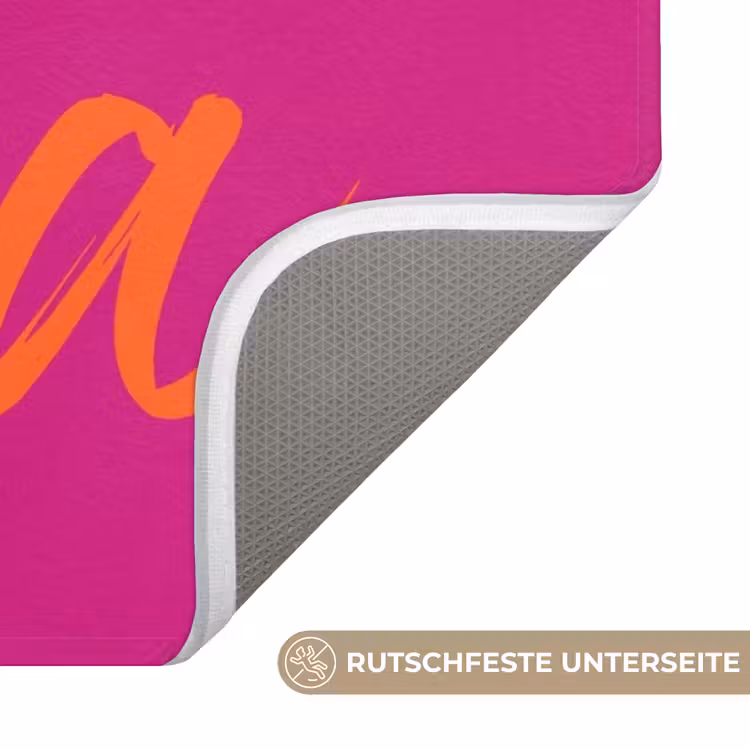 Oh la la - Oranje - Roze Badmat middel -USP_AntislipDE