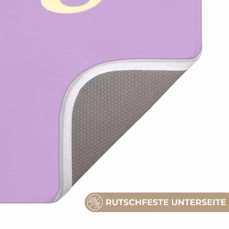 Oh darling - Hart - Paars Badmat middel -USP_AntislipDE