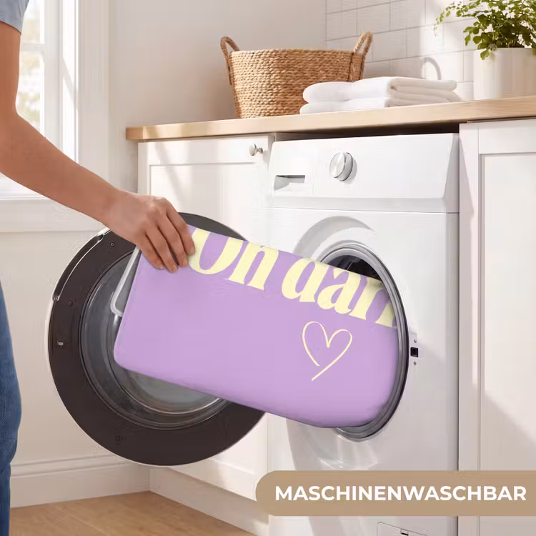 Oh darling - Hart - Paars Badmat middel -USP_WasbaarDE