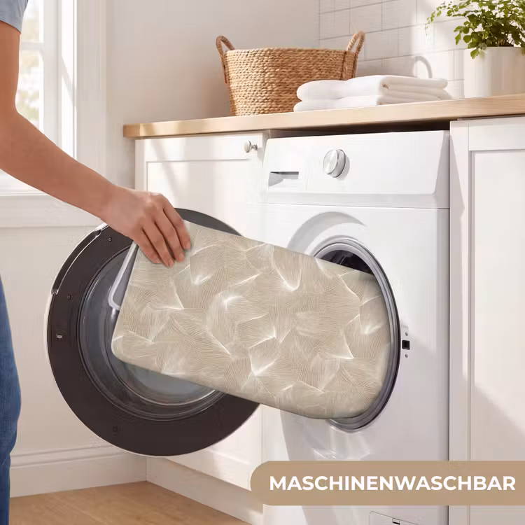 Organisch - Textuur - Beige Badmat middel 997 -USP_WasbaarDE