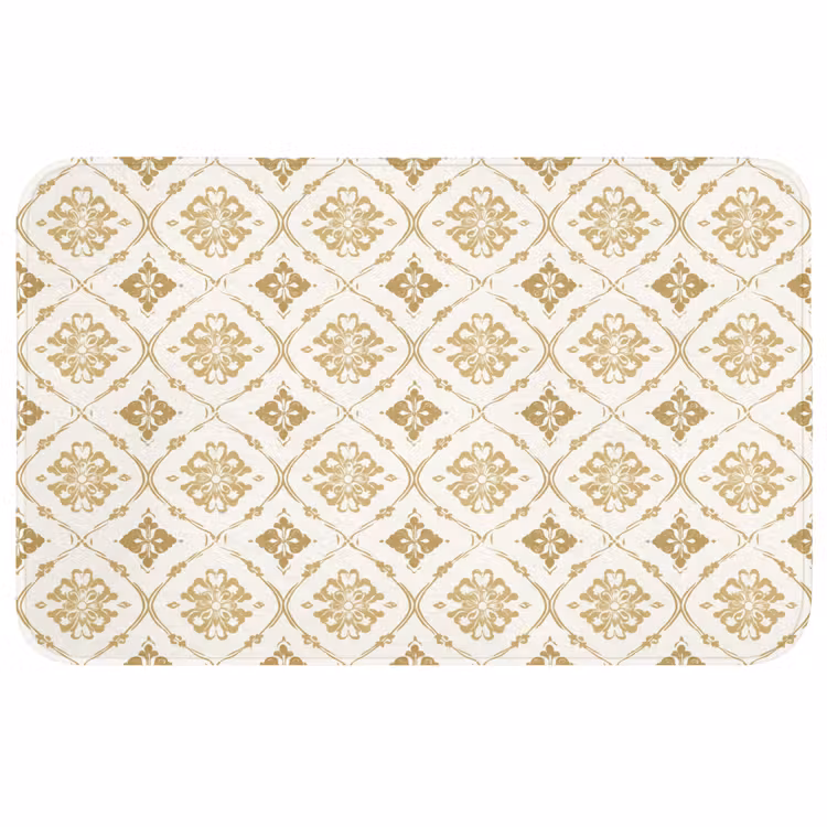Ornament - Klassiek - Goud Badmat middel 997 -3d