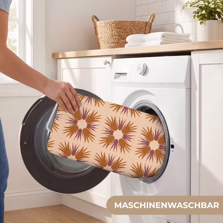 Ornament - Patroon - Oker Badmat middel 997 -USP_WasbaarDE