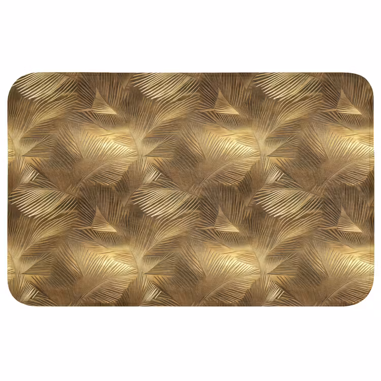Palm - Waaier - Goud Badmat middel 997 -3d