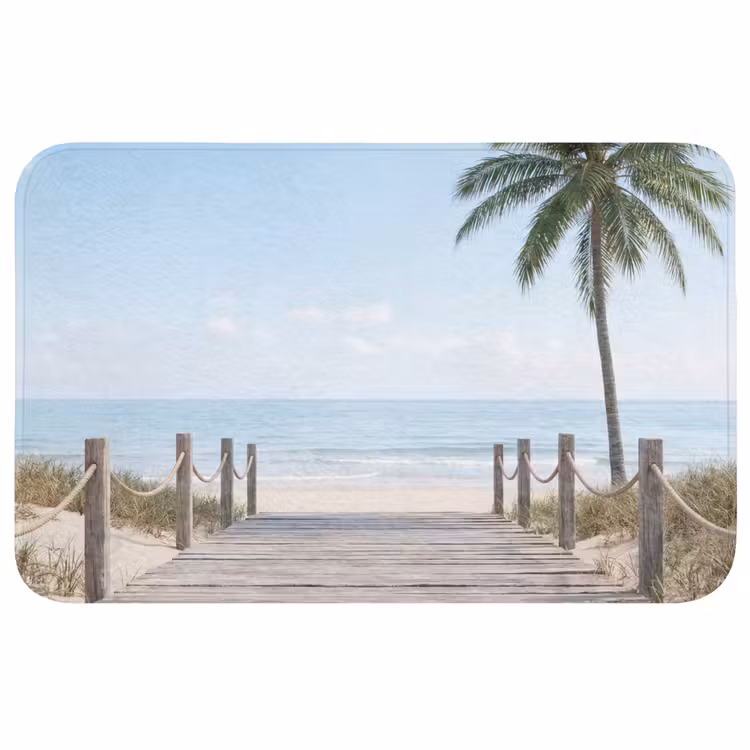 Palmbomen - Pad - Horizon Badmat middel -3d