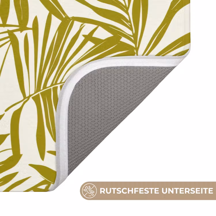 Palmblad - Patroon - Groen Badmat middel 997 -USP_AntislipDE