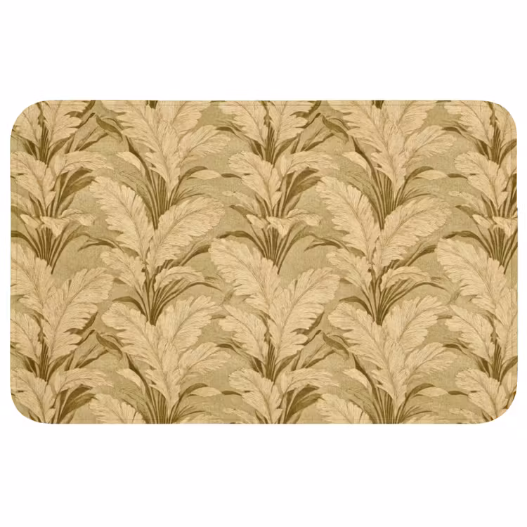 Palmbladeren - Klassiek - Groen Badmat middel 997 -3d