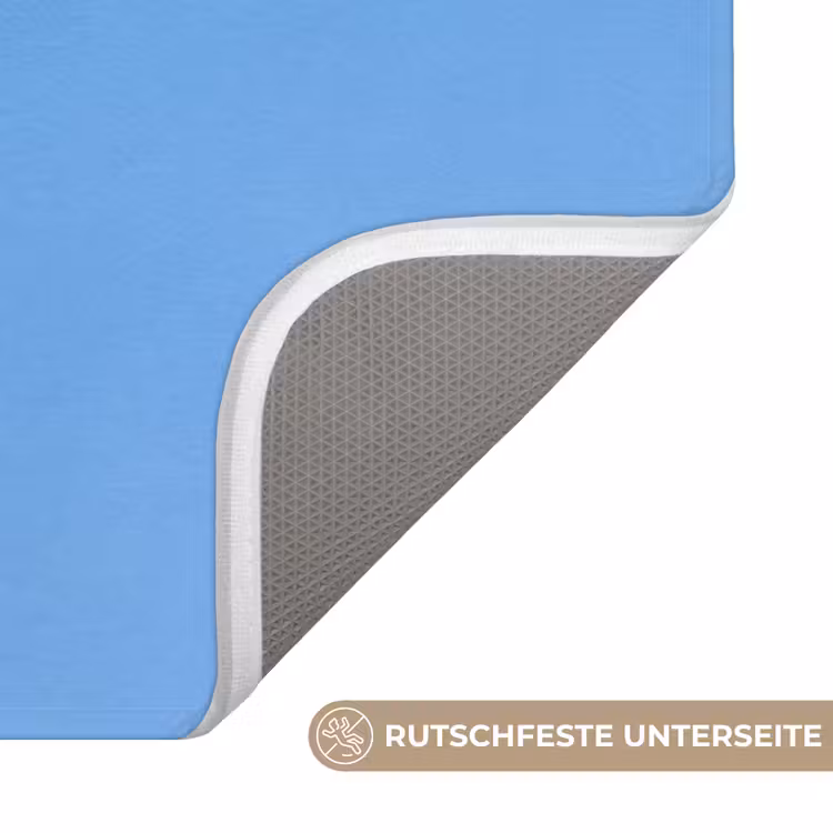 Papagaai - Vliegen - Blauw - Geel Badmat middel -USP_AntislipDE