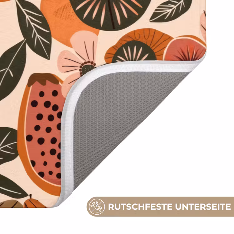 Papaja - Bloesem - Oranje Badmat middel 997 -USP_AntislipDE