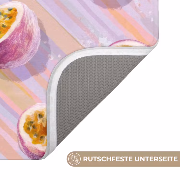 Passievrucht - Tropisch - Paars Badmat middel 997 -USP_AntislipDE
