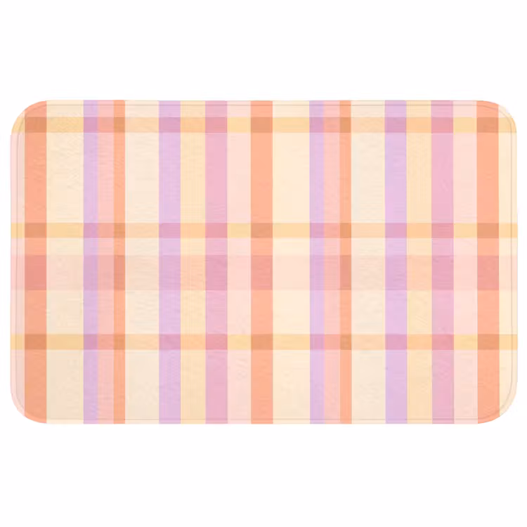 Pastel - uitpatroon - Geometrisch Badmat middel 997 -3d