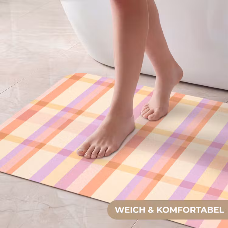 Pastel - uitpatroon - Geometrisch Badmat middel 997 -USP_ZachtDE