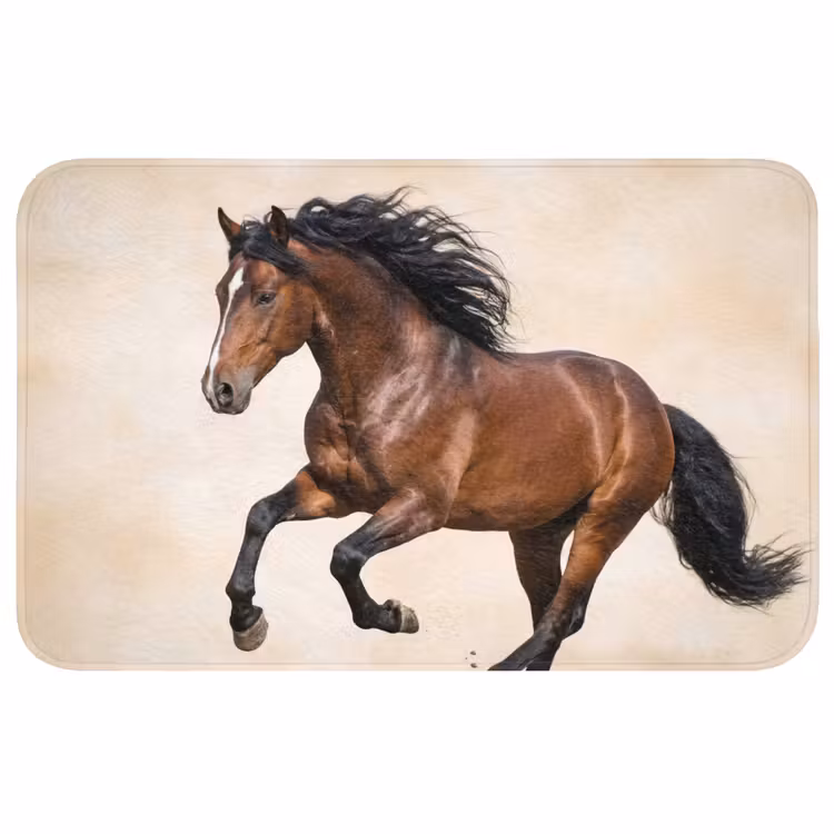 Paard - Galop - Energie Badmat middel -3d