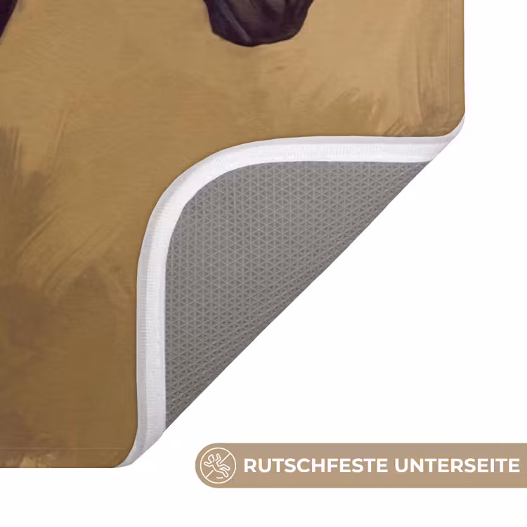 Paard - Klassiek - Oker Badmat middel -USP_AntislipDE
