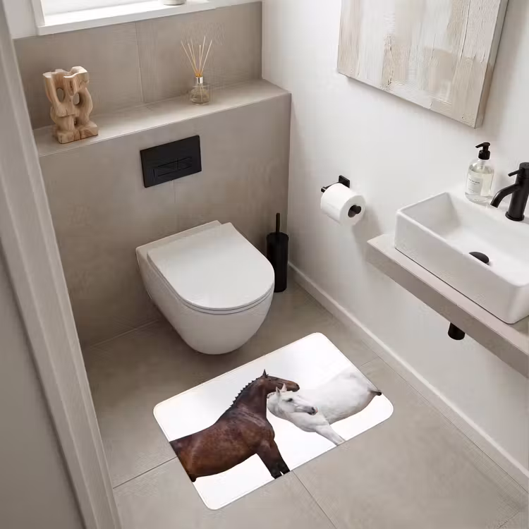 Paard - Modern - Balans Badmat middel -sfeer4