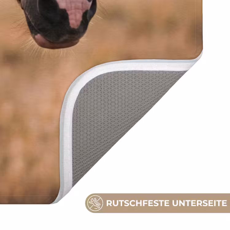 Paard - Zonsondergang - Bruin Badmat middel -USP_AntislipDE