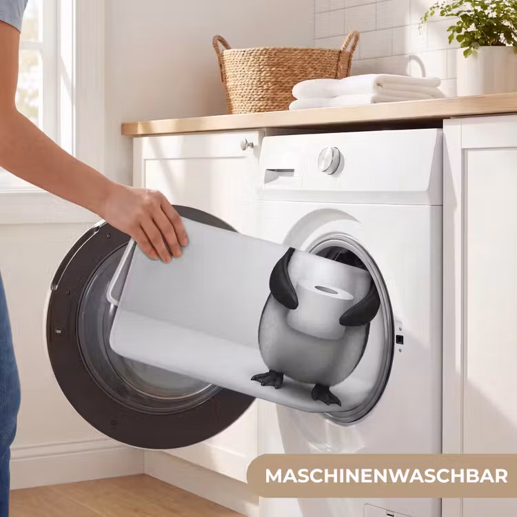 Pinguïn - WC rol - Wit Badmat middel -USP_WasbaarDE