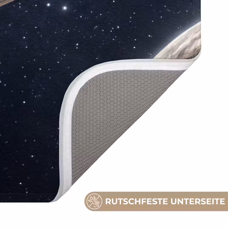 Planeten - Saturnus - Ruimte Badmat middel -USP_AntislipDE