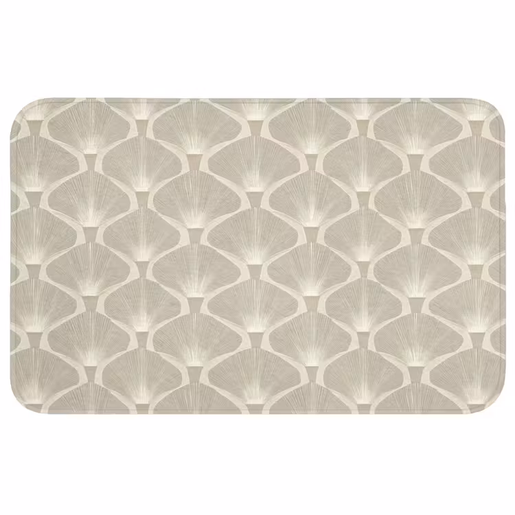 Paneel - Ginkgo - Zand Badmat middel 997 -3d