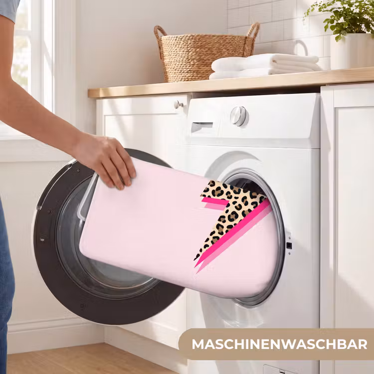 Stippen - Roze - Bliksem Badmat middel -USP_WasbaarDE
