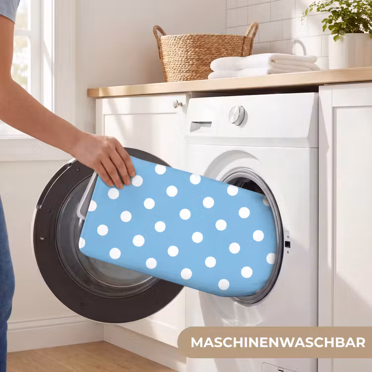 Polka - Dots - Blauw Badmat middel 997 -USP_WasbaarDE