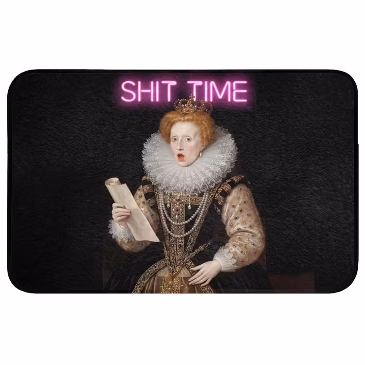 Portret - Humor - Neon Badmat middel -3d