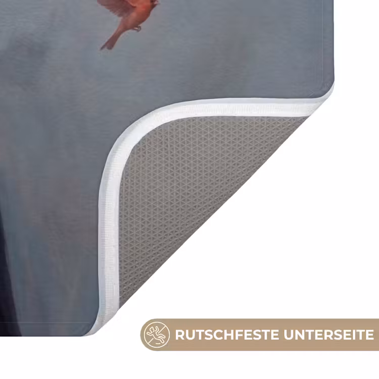 Portret - Krachtig - Rood Badmat middel -USP_AntislipDE