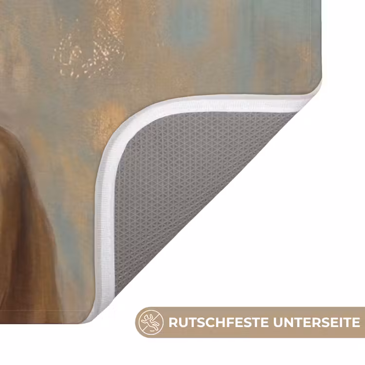 Portret - Vlinder - Kleurrijk Badmat middel -USP_AntislipDE