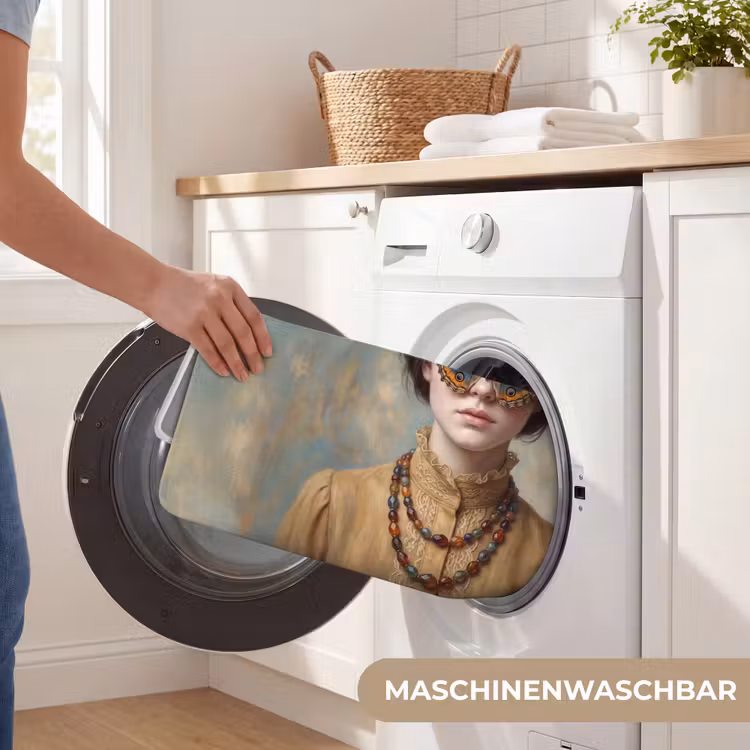 Portret - Vlinder - Kleurrijk Badmat middel -USP_WasbaarDE