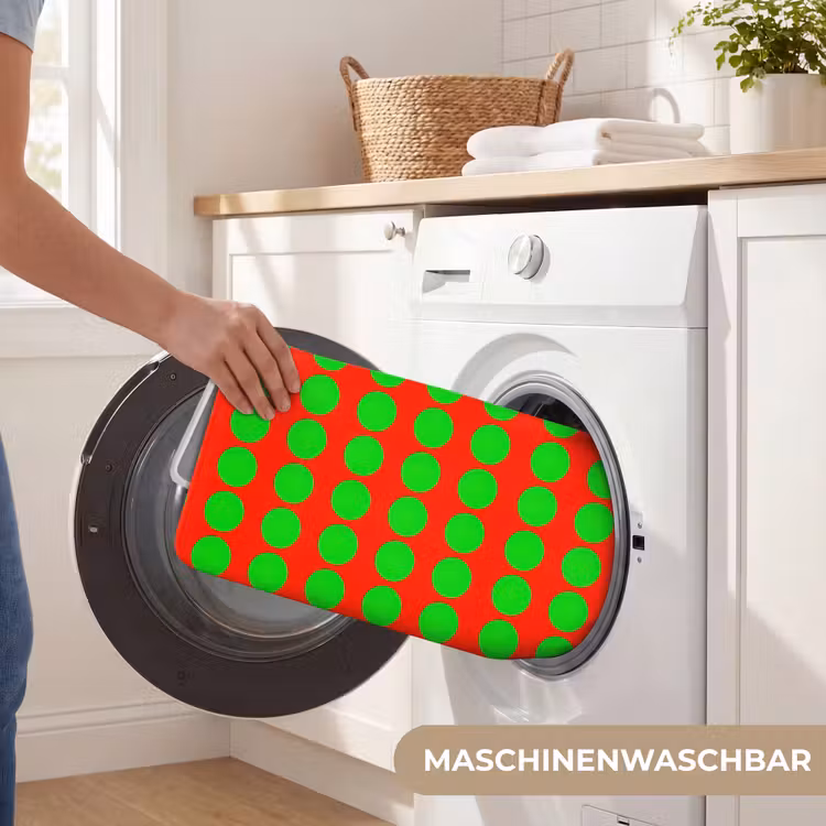 Stippen - Patroon - Groen Badmat middel 997 -USP_WasbaarDE