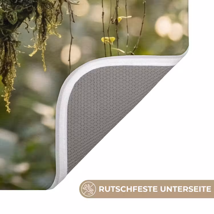 Quetzal - Jungle - Natuur - Groen Badmat middel -USP_AntislipDE