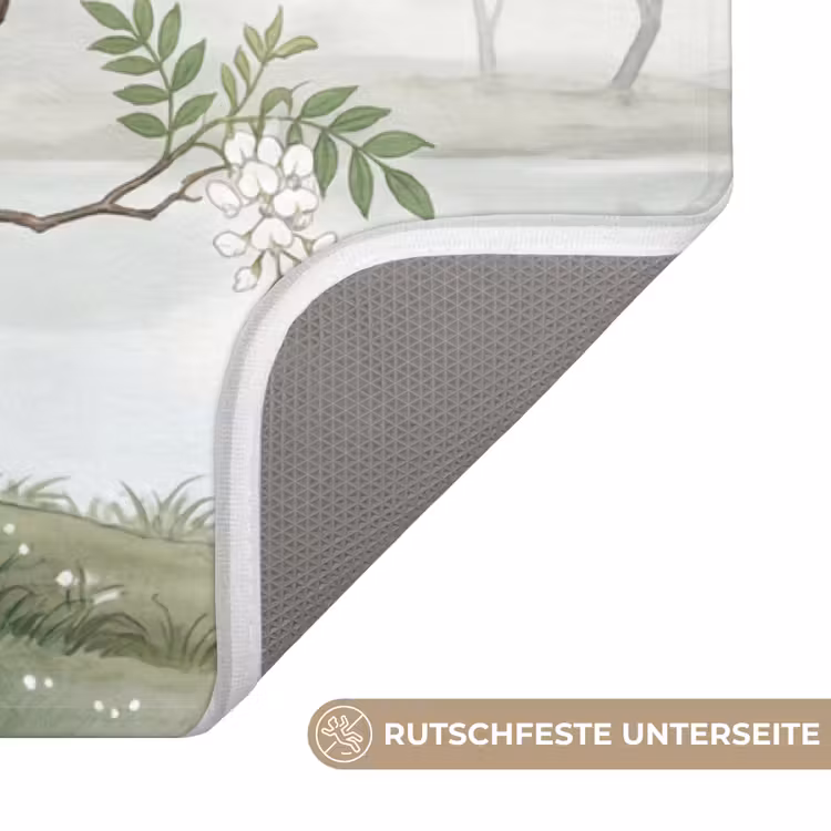 Reiger - Landschap - Groen Badmat middel -USP_AntislipDE