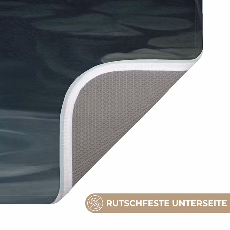 Reiger - Water - Natuur - Modern - Wit Badmat middel -USP_AntislipDE
