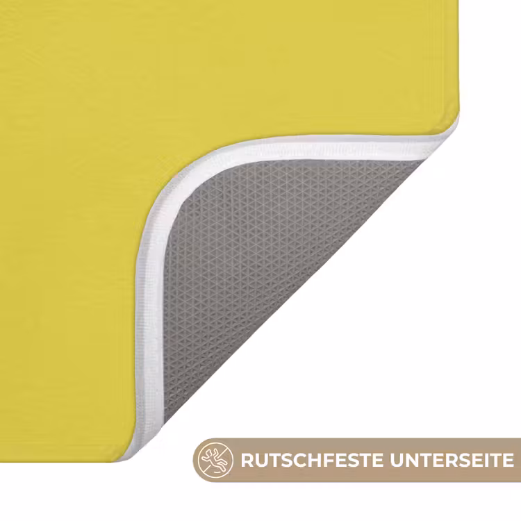 Ride or die - Geel - Blauw Badmat middel -USP_AntislipDE