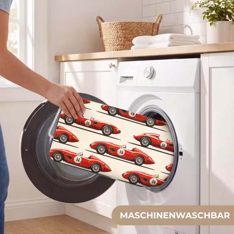 Raceauto - Retro - Rood Badmat middel 997 -USP_WasbaarDE