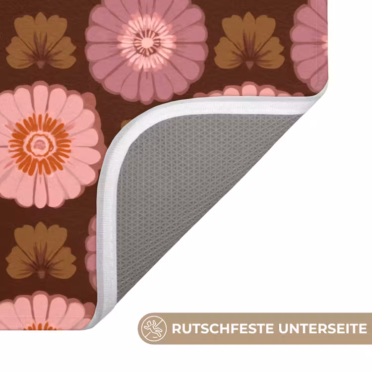 Retro - Madelief - Roze Badmat middel 997 -USP_AntislipDE
