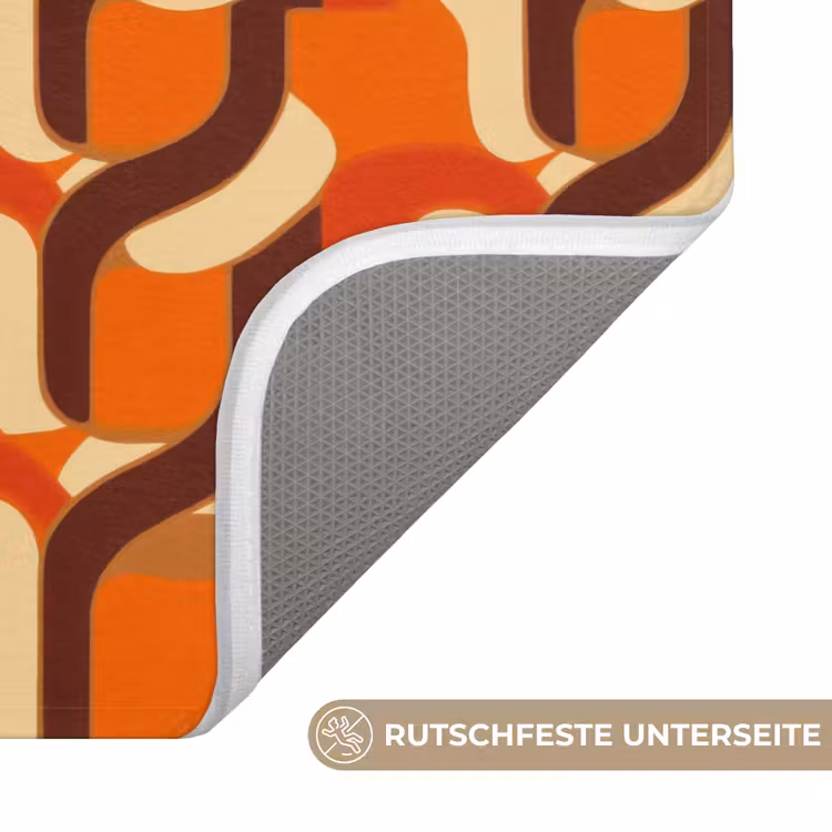 Retro - Modern - Kleurrijk Badmat middel 997 -USP_AntislipDE
