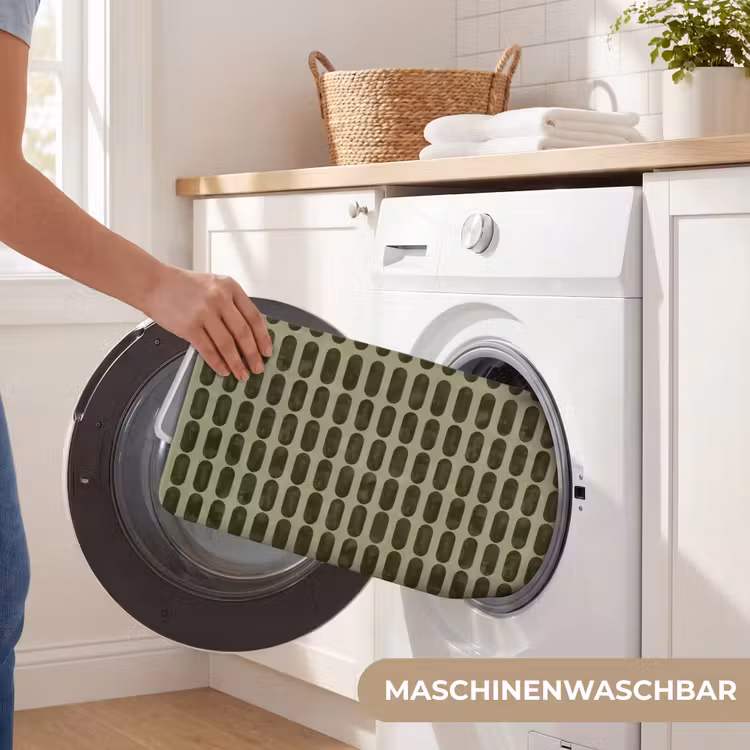 Ritmisch - Effect - Groen Badmat middel 997 -USP_WasbaarDE