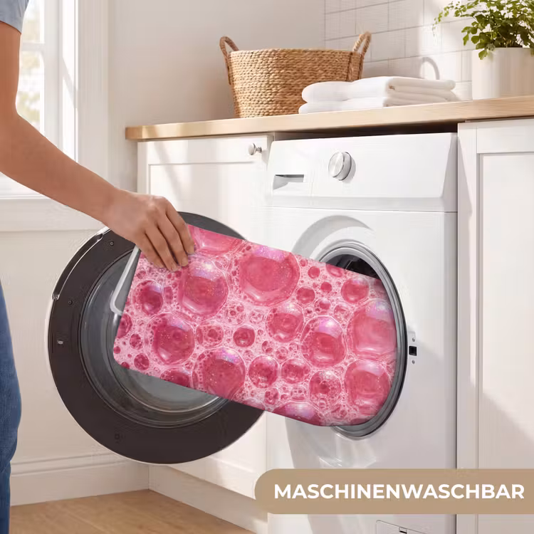 Roze - Schuim - Bubbels Badmat middel -USP_WasbaarDE