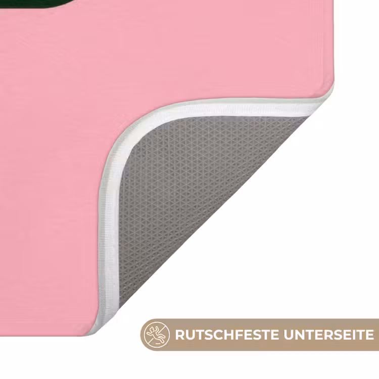 Roze - Tekstwolk - Groen - BLAH BLAH BLAH Badmat middel -USP_AntislipDE