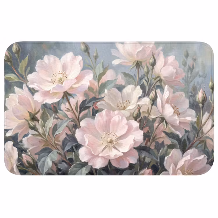 Rozen - Illustratie - Roze Badmat middel -3d